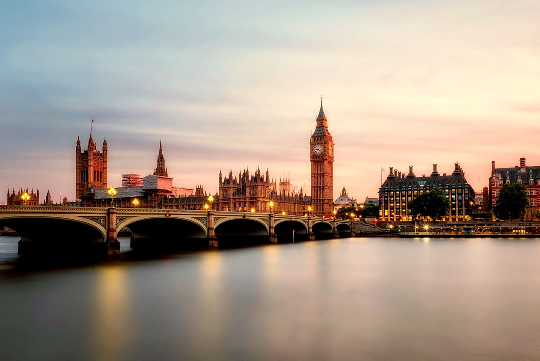 UK photo of skyline buildings