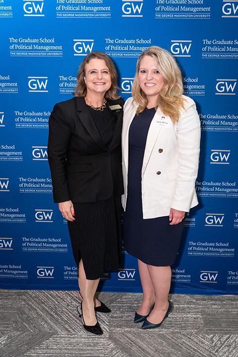 Dean Liesl Riddle and Emily Berret