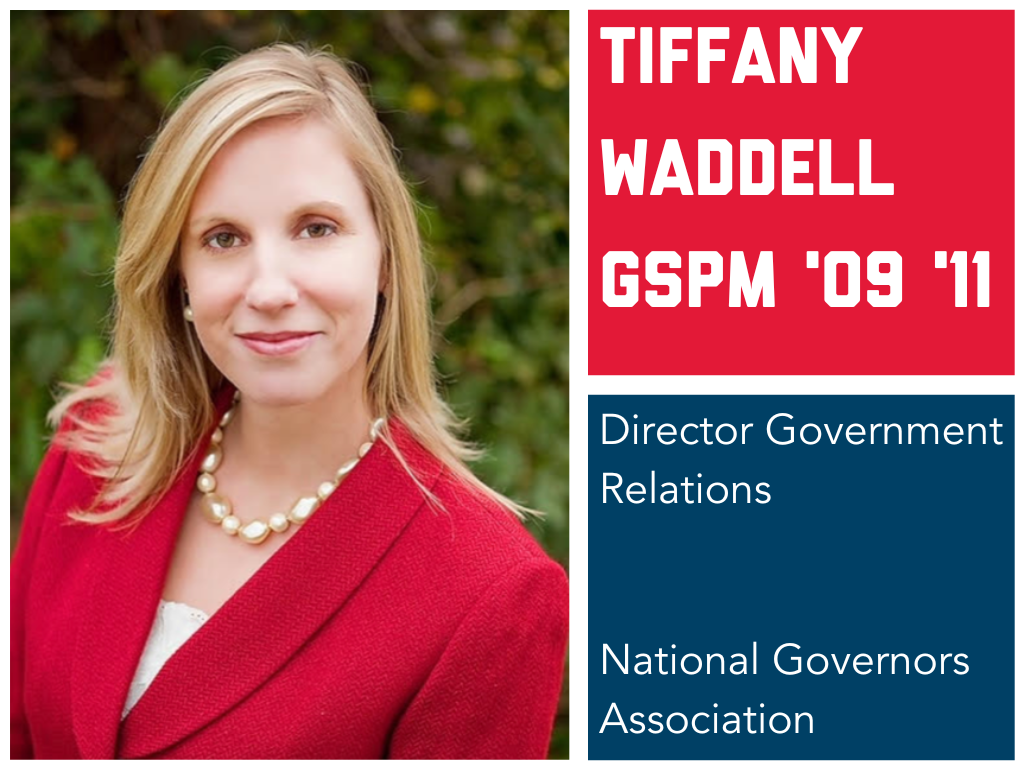 Tiffany Waddell, GSPM '09, '11