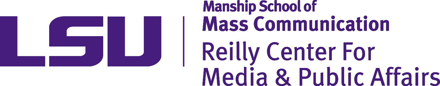 LSU Manship of Mass Communication - Reilly Center for Media and Public Affairs logo