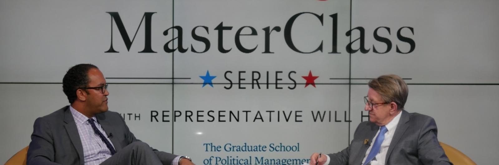 Rep. Will Hurd speaks at the GSPM MasterClass